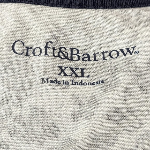 Croft & BARROW WOMENS LONG SLEEVE STRETCH KNIT GEOMETRIC PRINT PLUS SIZE 2X B23 - Picture 3 of 10